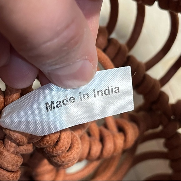 Free People Rust Macramé Tote Bag - Picture 3 of 13